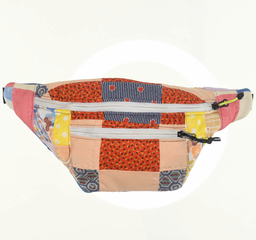Patchwork Quilt Waist Bag | Summer Colorblock