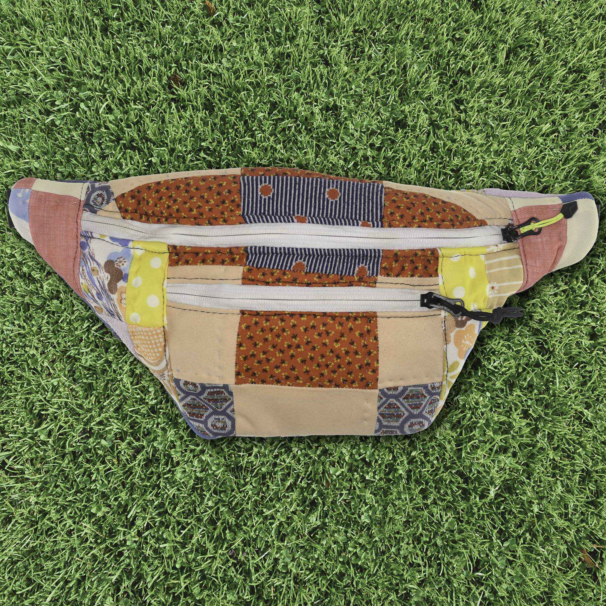 Patchwork Quilt Waist Bag | Summer Colorblock