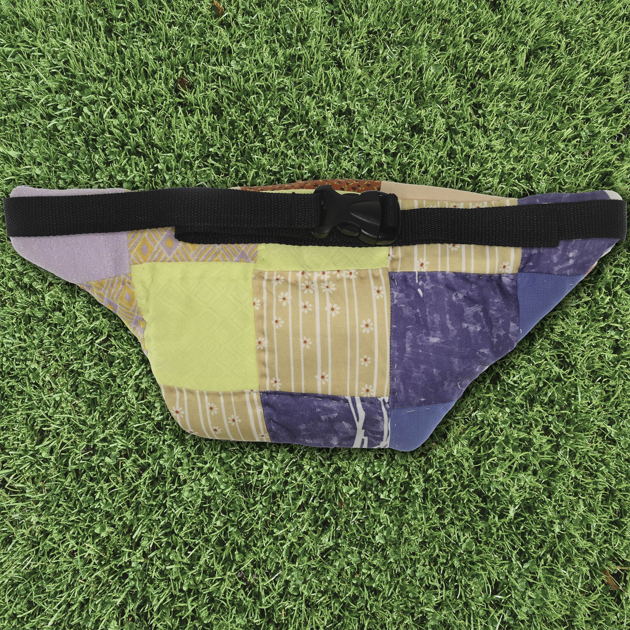 Patchwork Quilt Waist Bag | Summer Colorblock