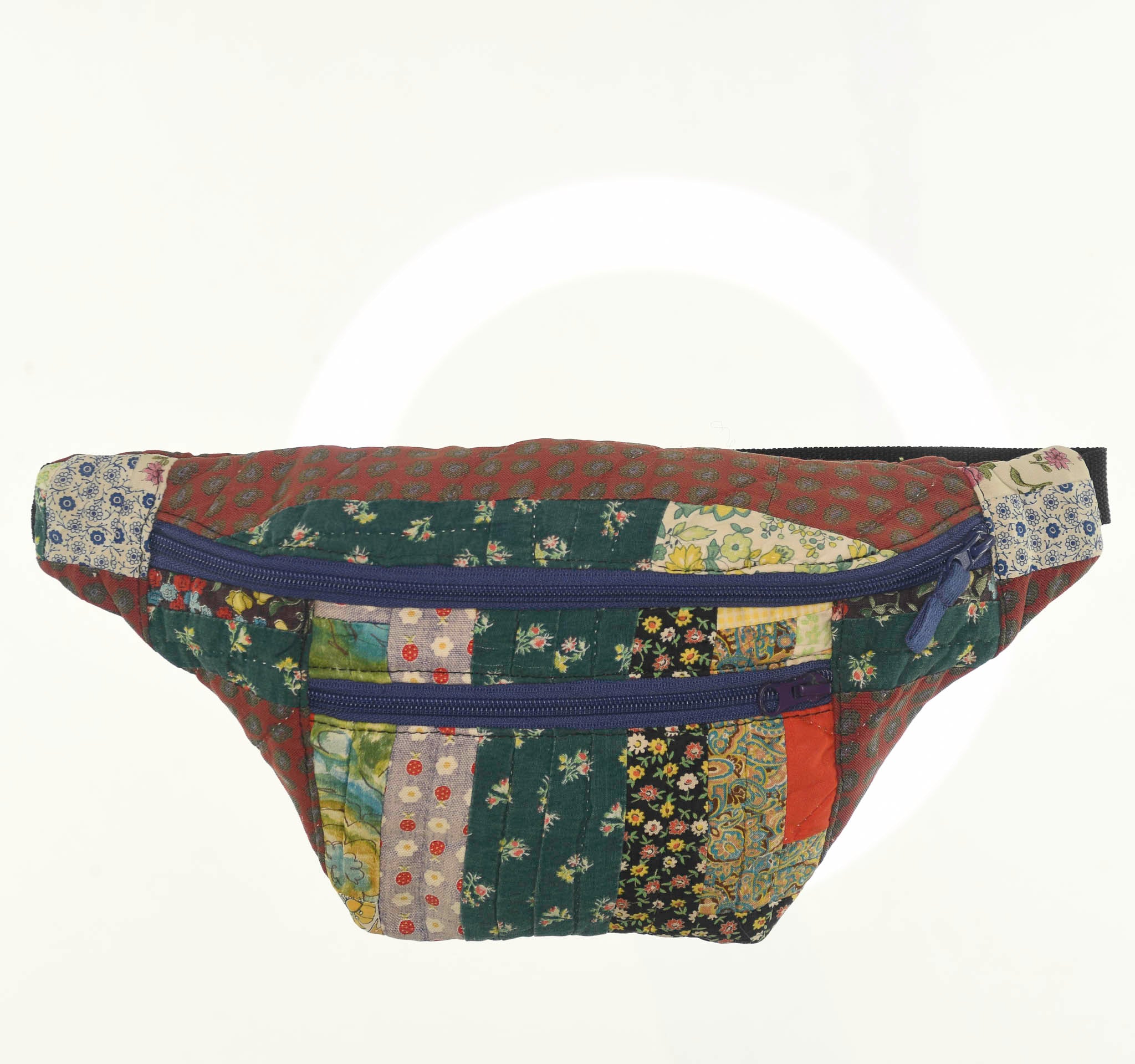 Patchwork Quilt Waist Bag | Calico Print