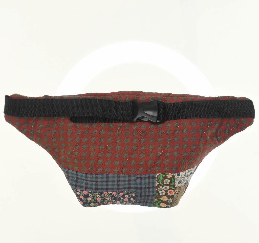 Patchwork Quilt Waist Bag | Calico Print