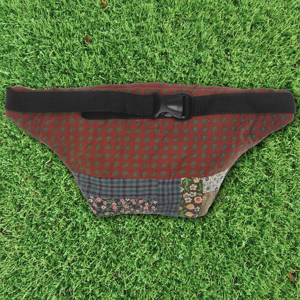 Patchwork Quilt Waist Bag | Calico Print