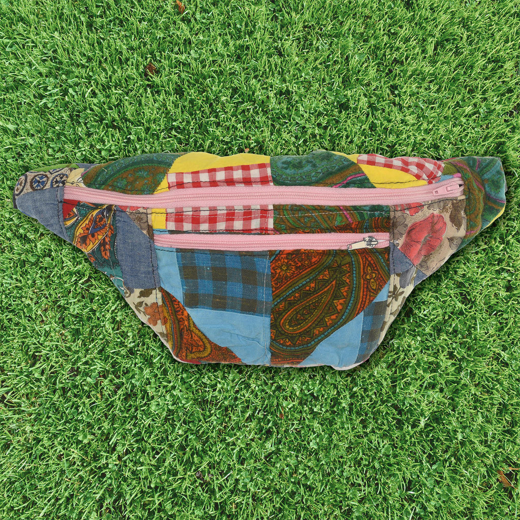Patchwork Quilt Waist Bag | Paisley Patchwork