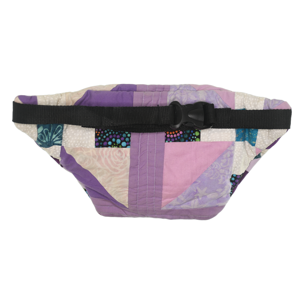 Patchwork Quilt Waist Bag | Purple Floral