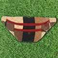 Patchwork Quilt Waist Bag | Brown Check