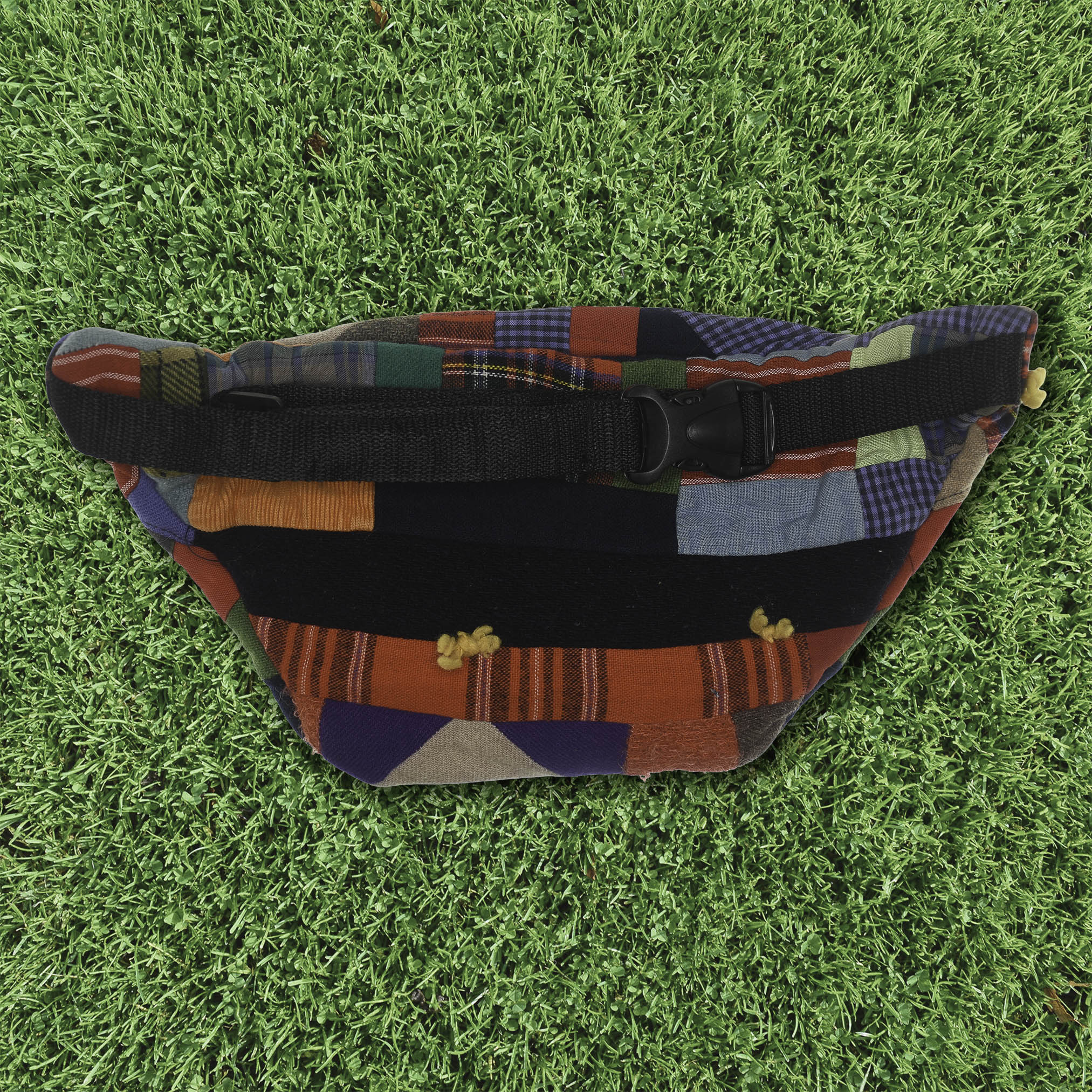 Patchwork Quilt Waist Bag | Plaid Patchwork