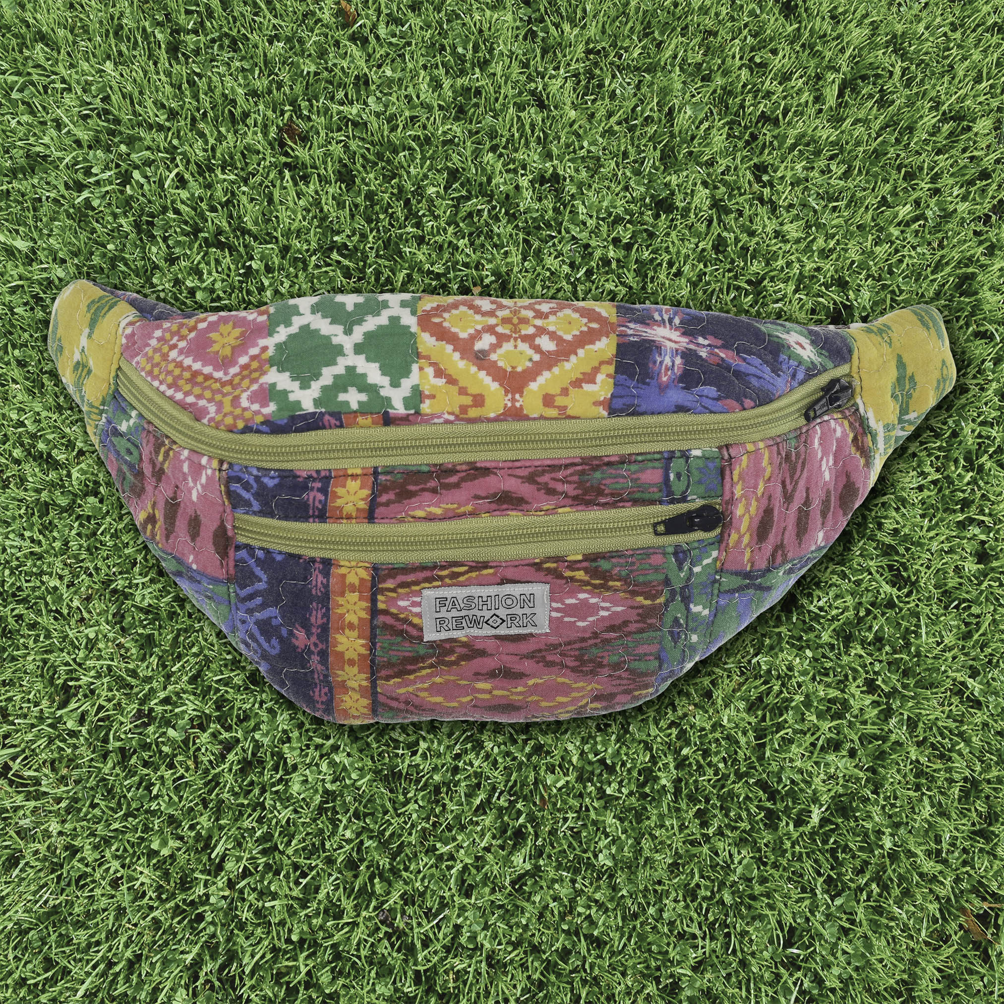 Patchwork Quilt Waist Bag | Southwest Pattern