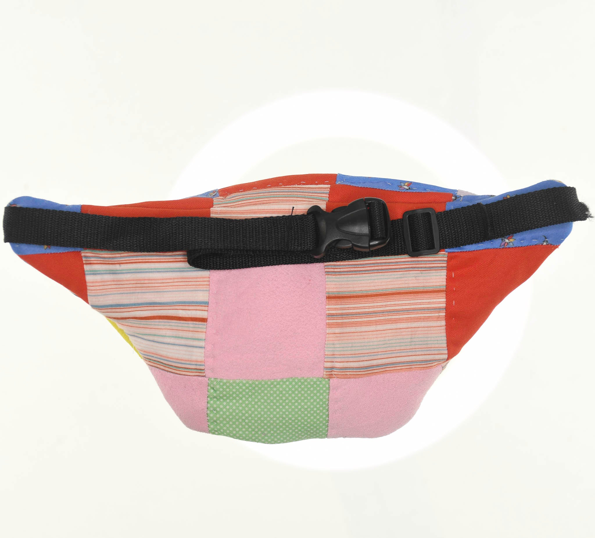 Patchwork Quilt Waist Bag | Colorblock Patchwork