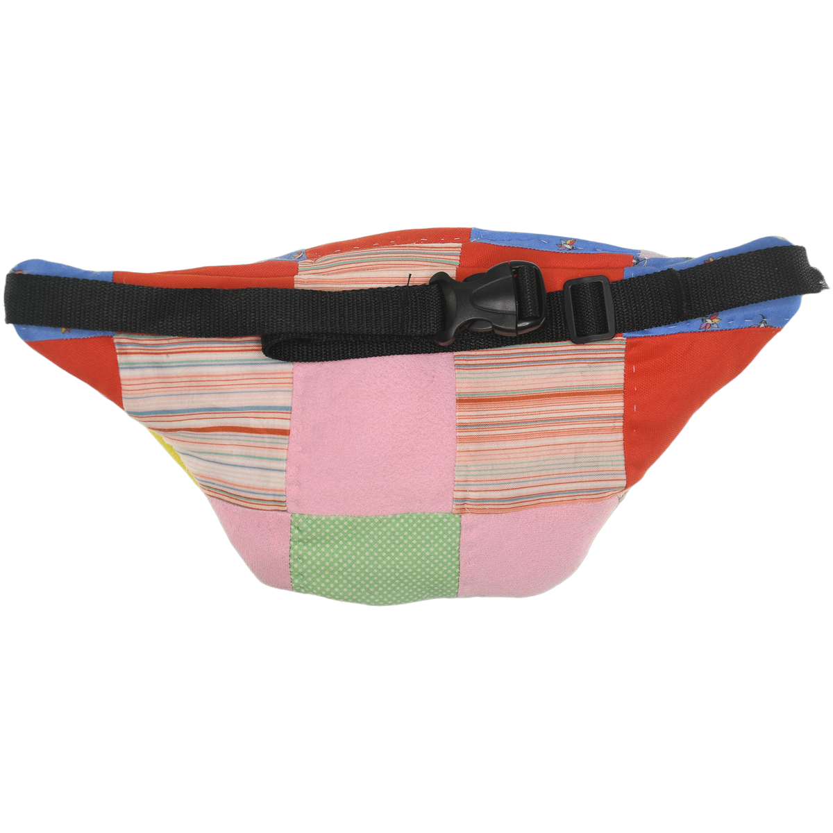 Patchwork Quilt Waist Bag | Colorblock Patchwork