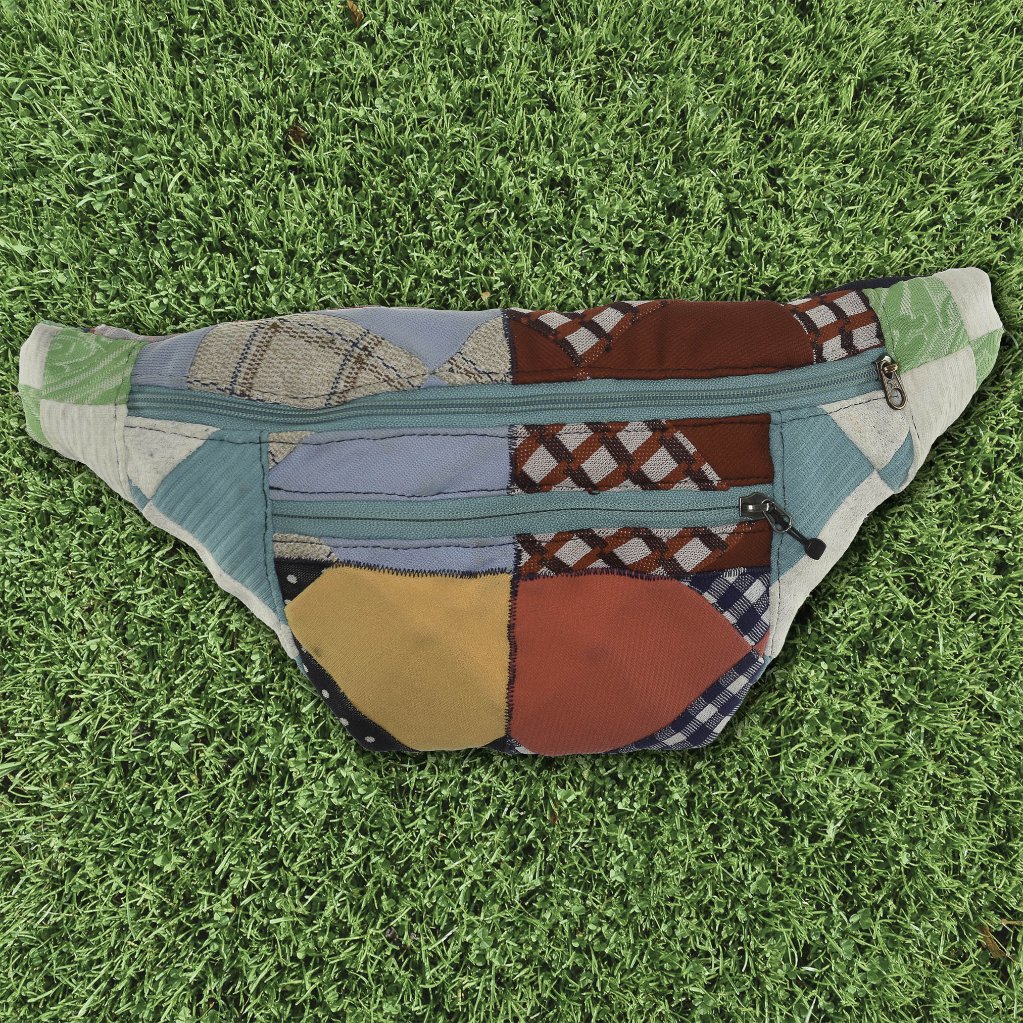 Patchwork Quilt Waist Bag | Multicolor