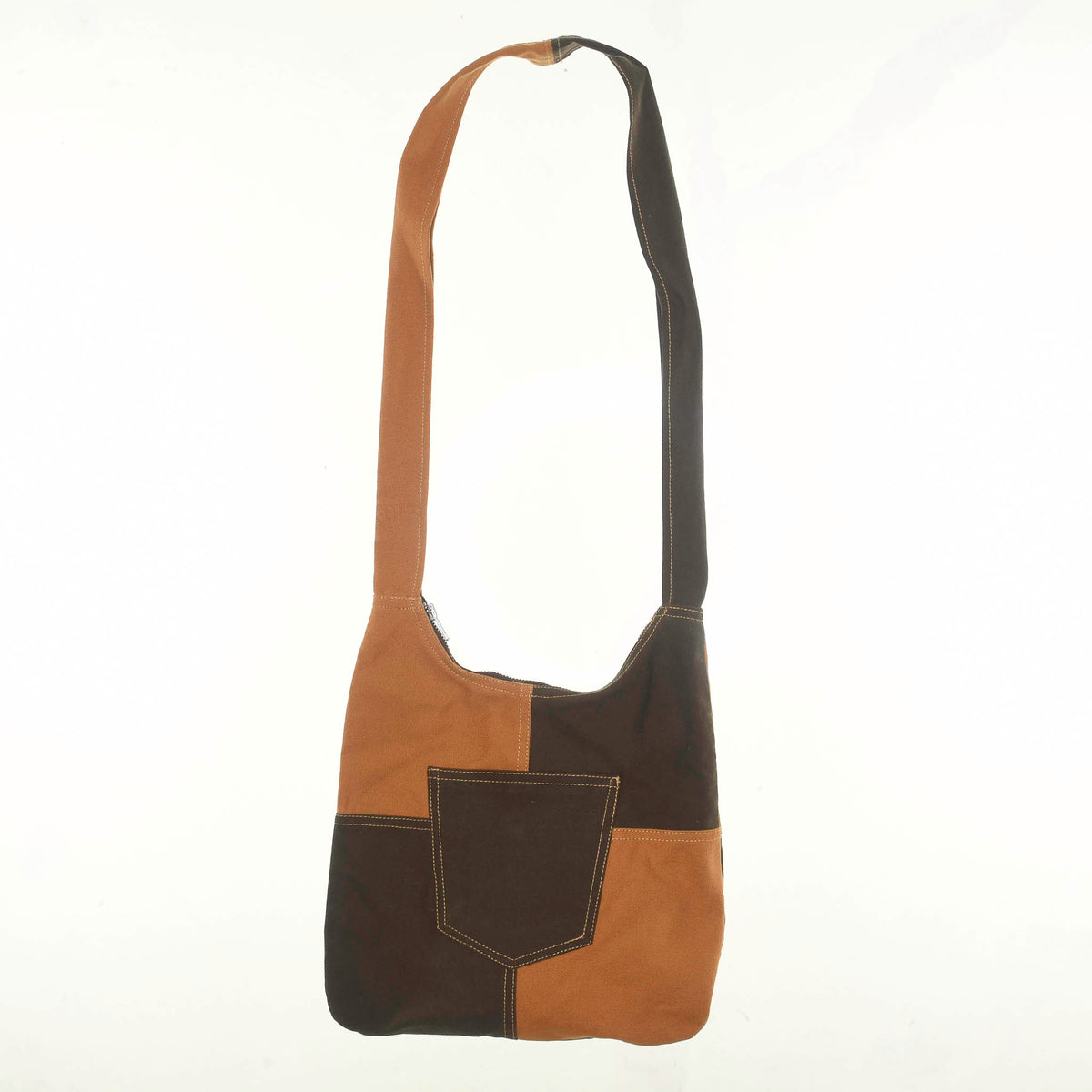 Canvas and Blue Jean Reworked Tote