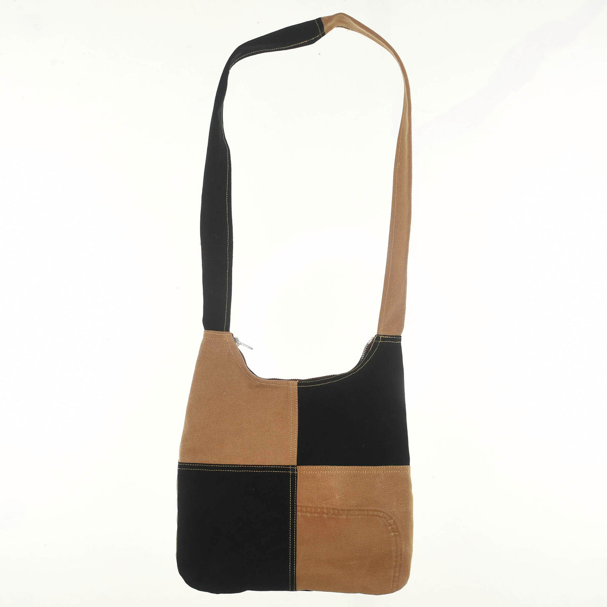 Canvas and Blue Jean Reworked Tote