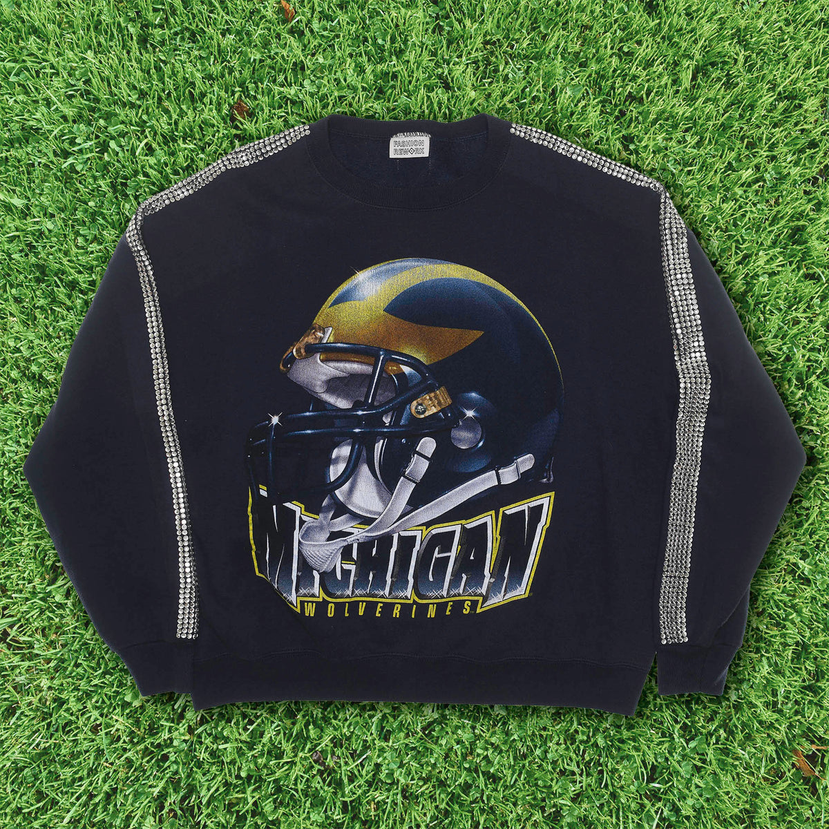 Michigan Wolverines Jeweled Pullover