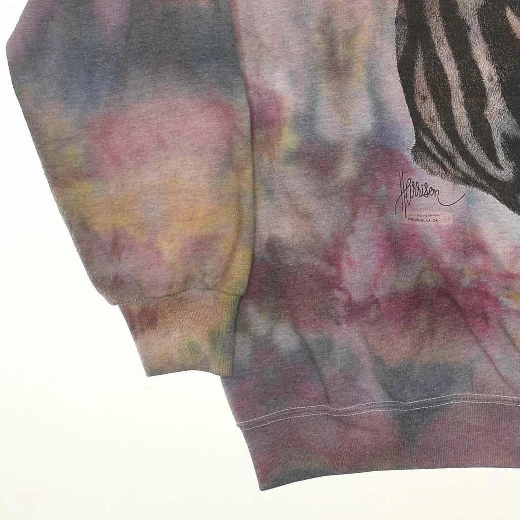 "If you want a friend, get a dog!" Iced Dye Cat Pullover