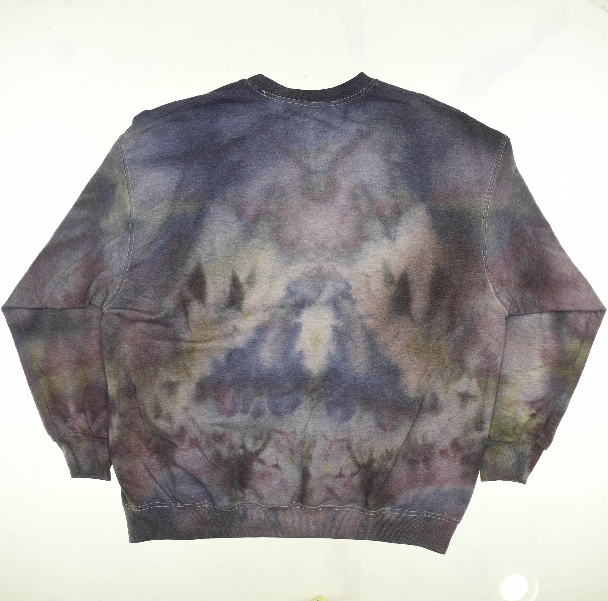 "If you want a friend, get a dog!" Iced Dye Cat Pullover