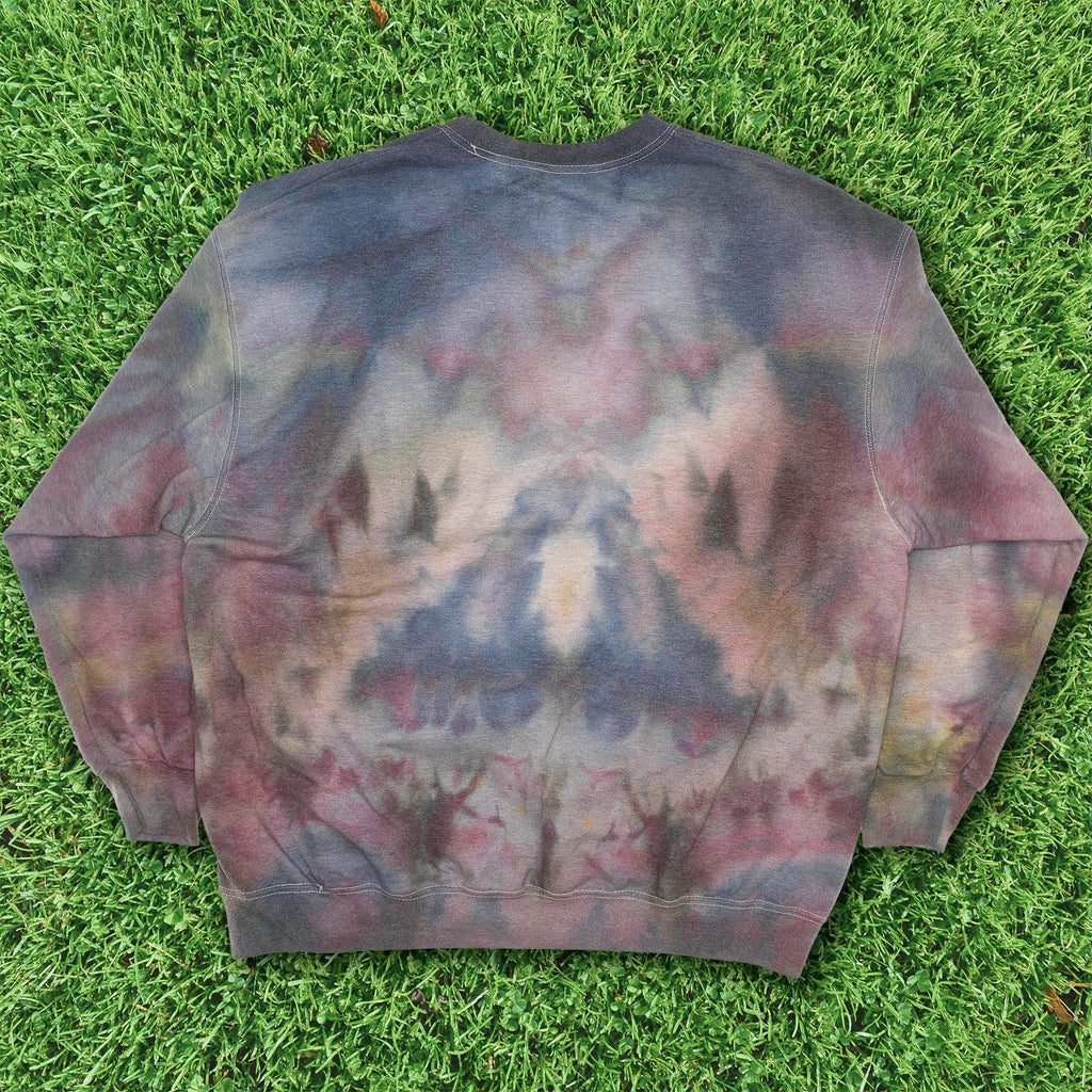 "If you want a friend, get a dog!" Iced Dye Cat Pullover