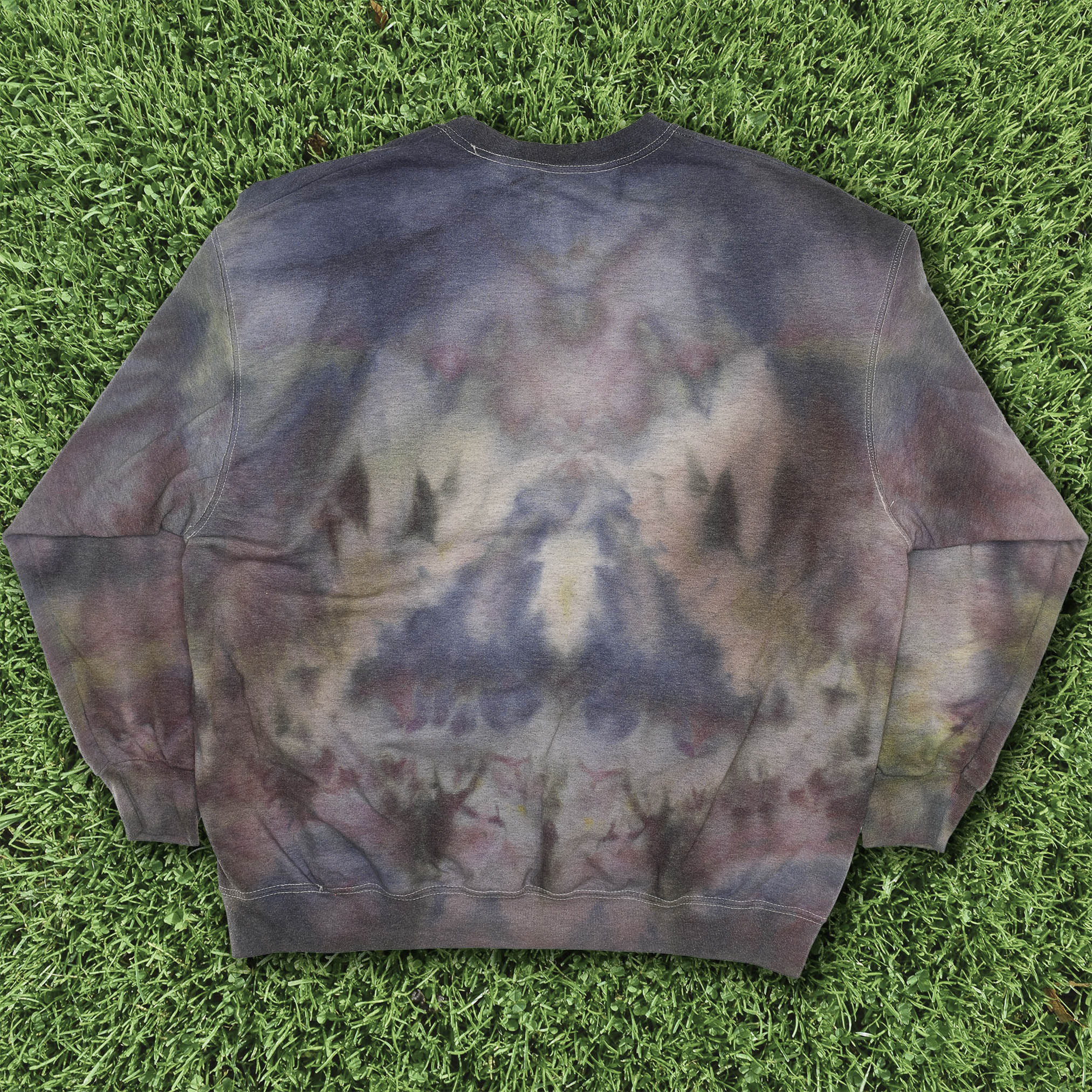"If you want a friend, get a dog!" Iced Dye Cat Pullover