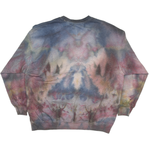 "If you want a friend, get a dog!" Iced Dye Cat Pullover