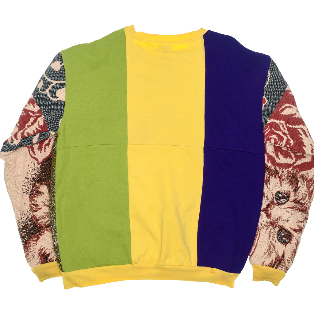 Cats & Flowers Full Tapestry Panel Pullover