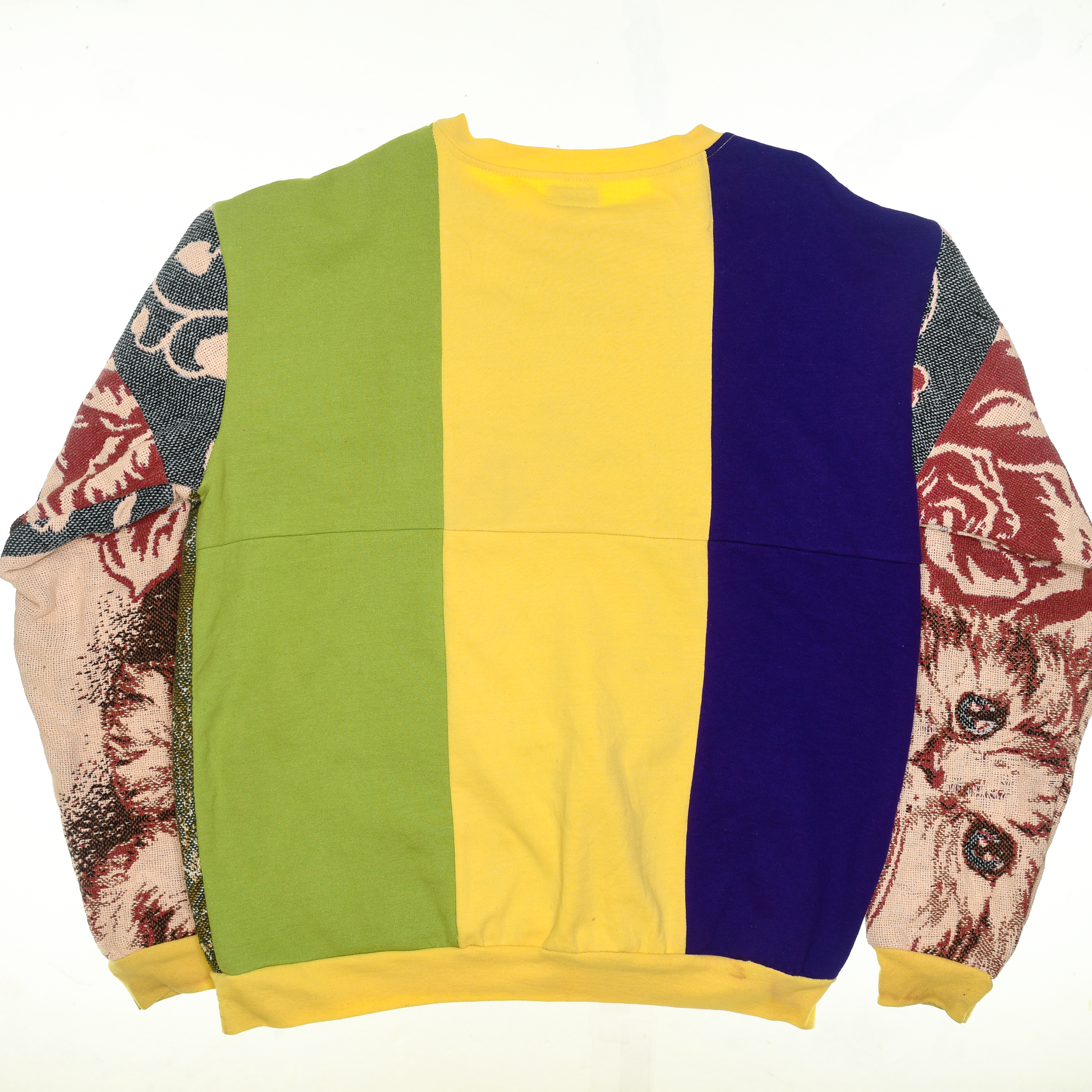 Cats & Flowers Full Tapestry Panel Pullover