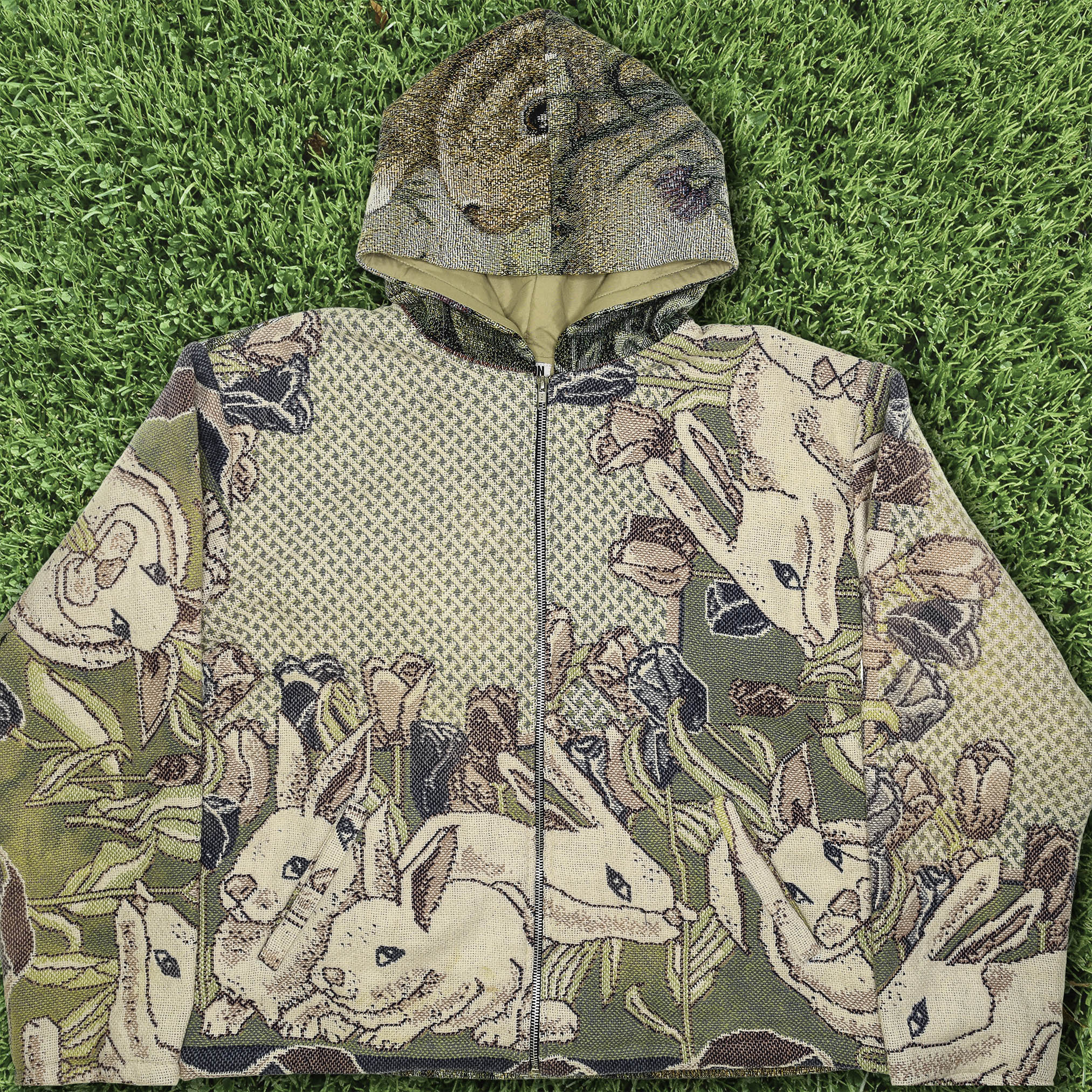 Bunny Full Tapestry Zip Through