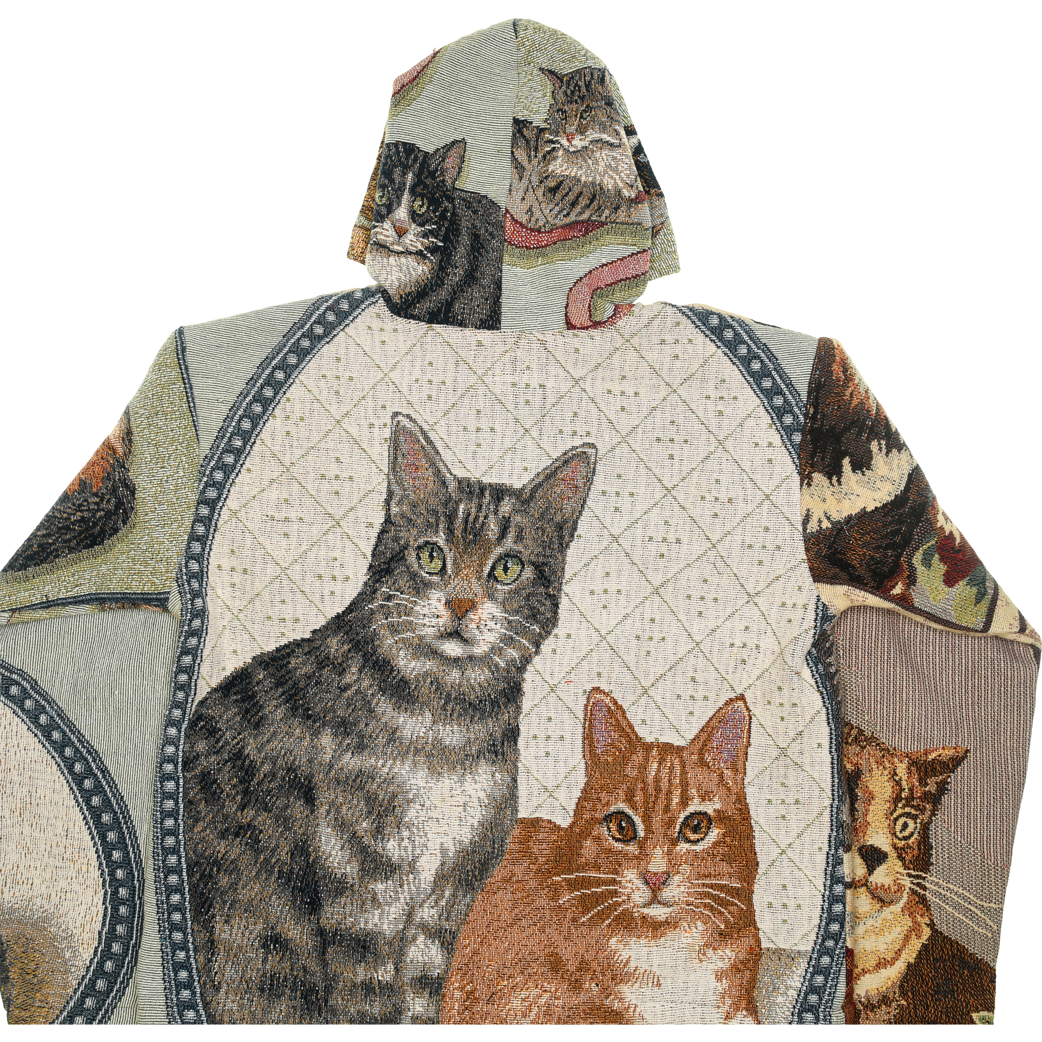Cats Double Tapestry Zip Through