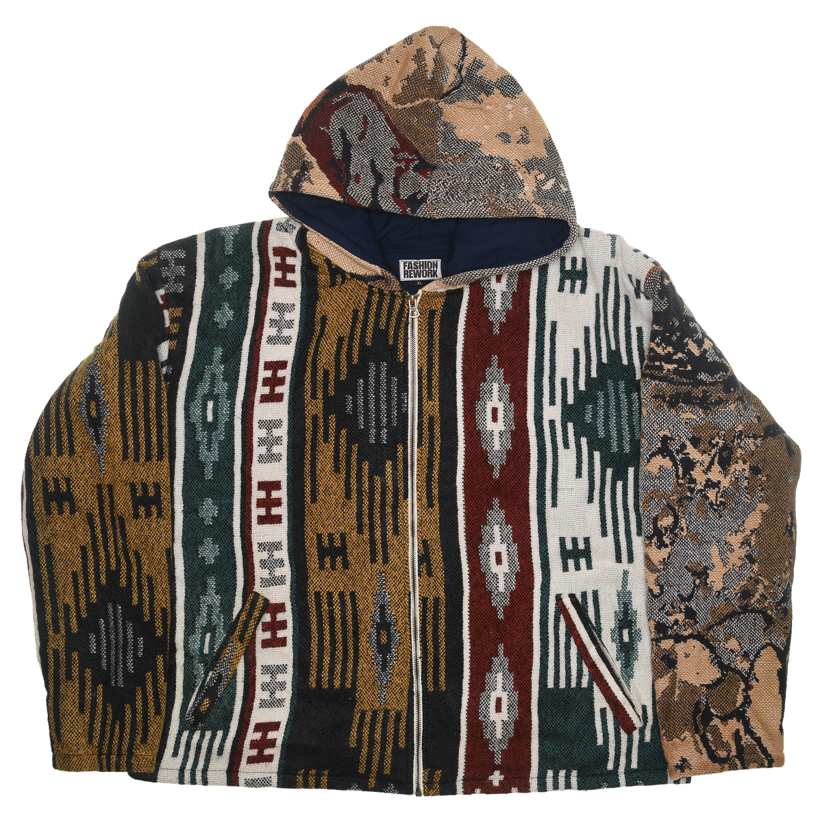 Southwest Cowboy Double Tapestry Zip Through
