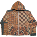 Patterned Double Tapestry Zip Through