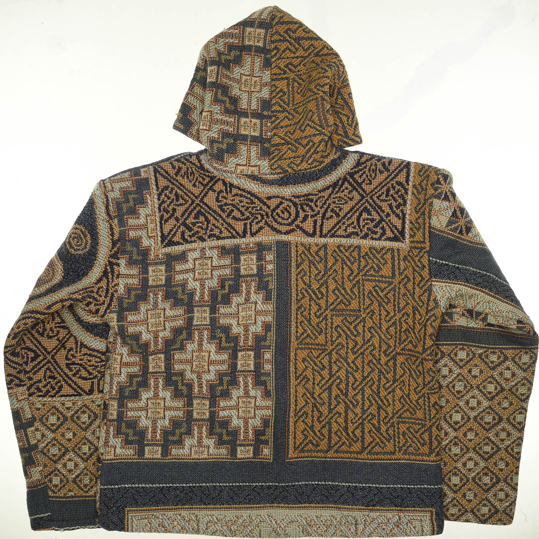 Patterned Full Zip Through Tapestry