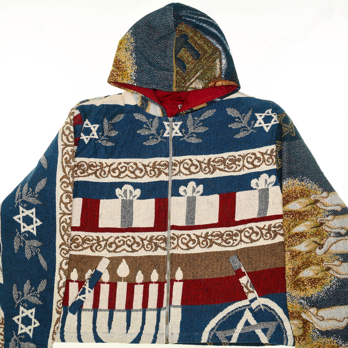 Jewish Double Tapestry Zip Through