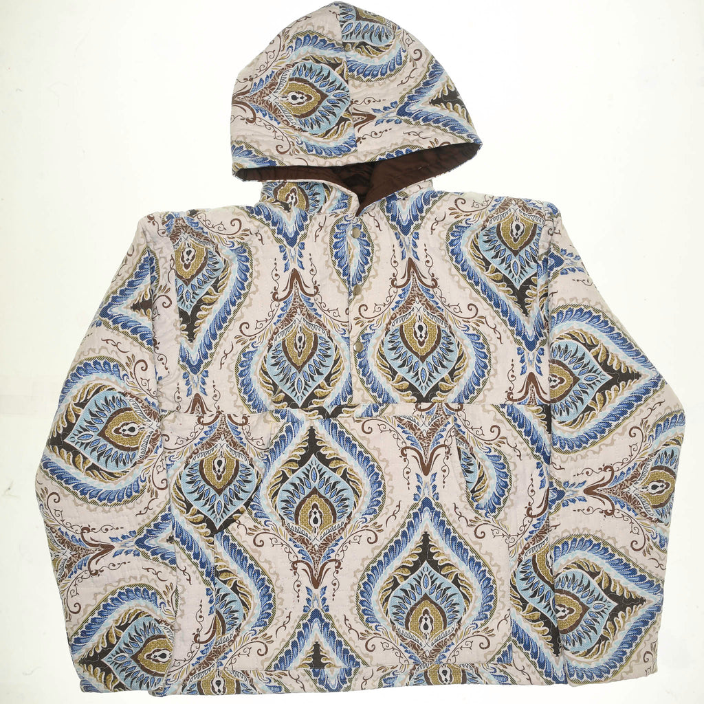 Peacock Feather Quilt Coat