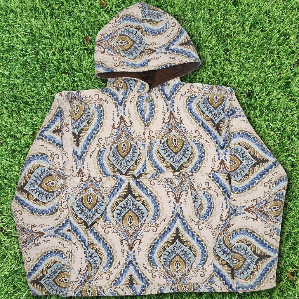 Peacock Feather Quilt Coat