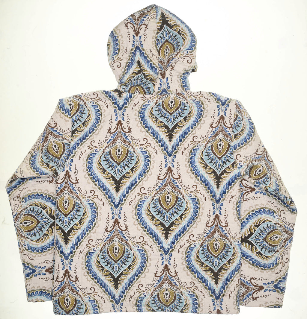Peacock Feather Quilt Coat