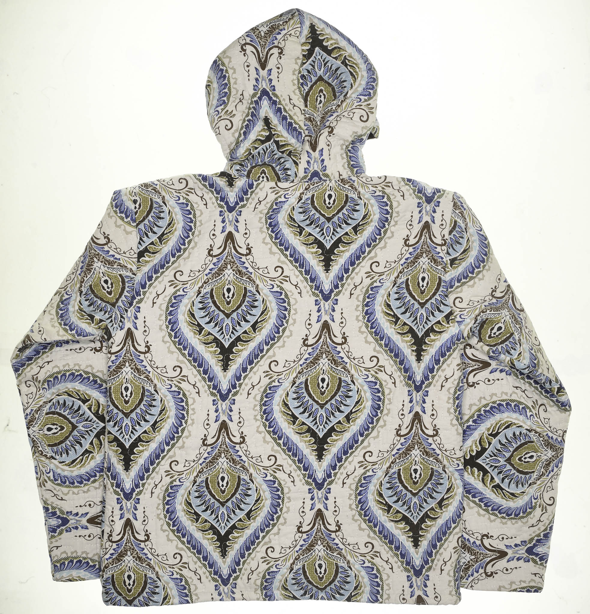 Peacock Feather Quilt Coat
