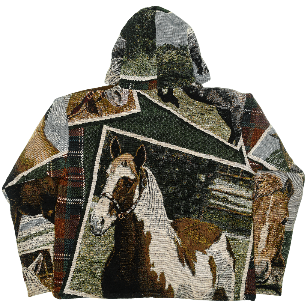 Horse Mix Double Tapestry Zip Through