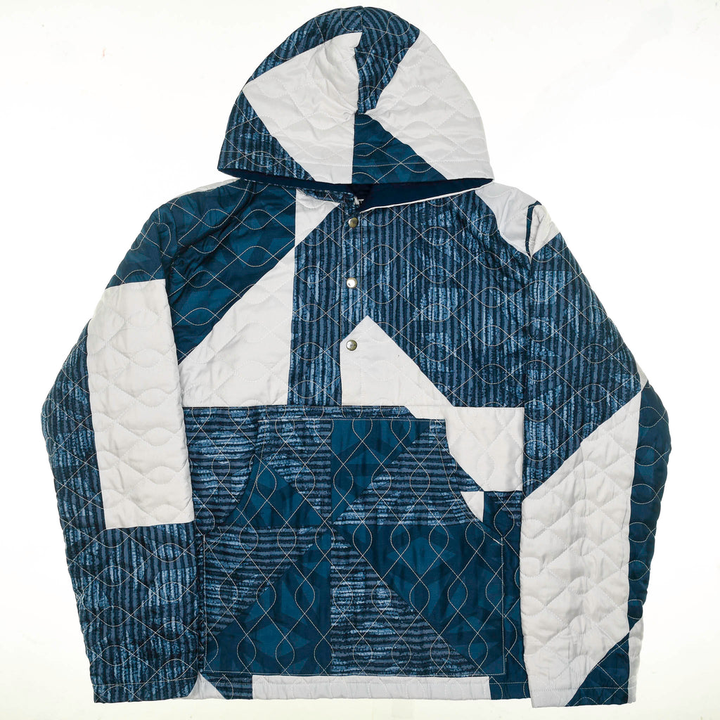 Dark Blue Triangular Coastal Nomad Hoodie