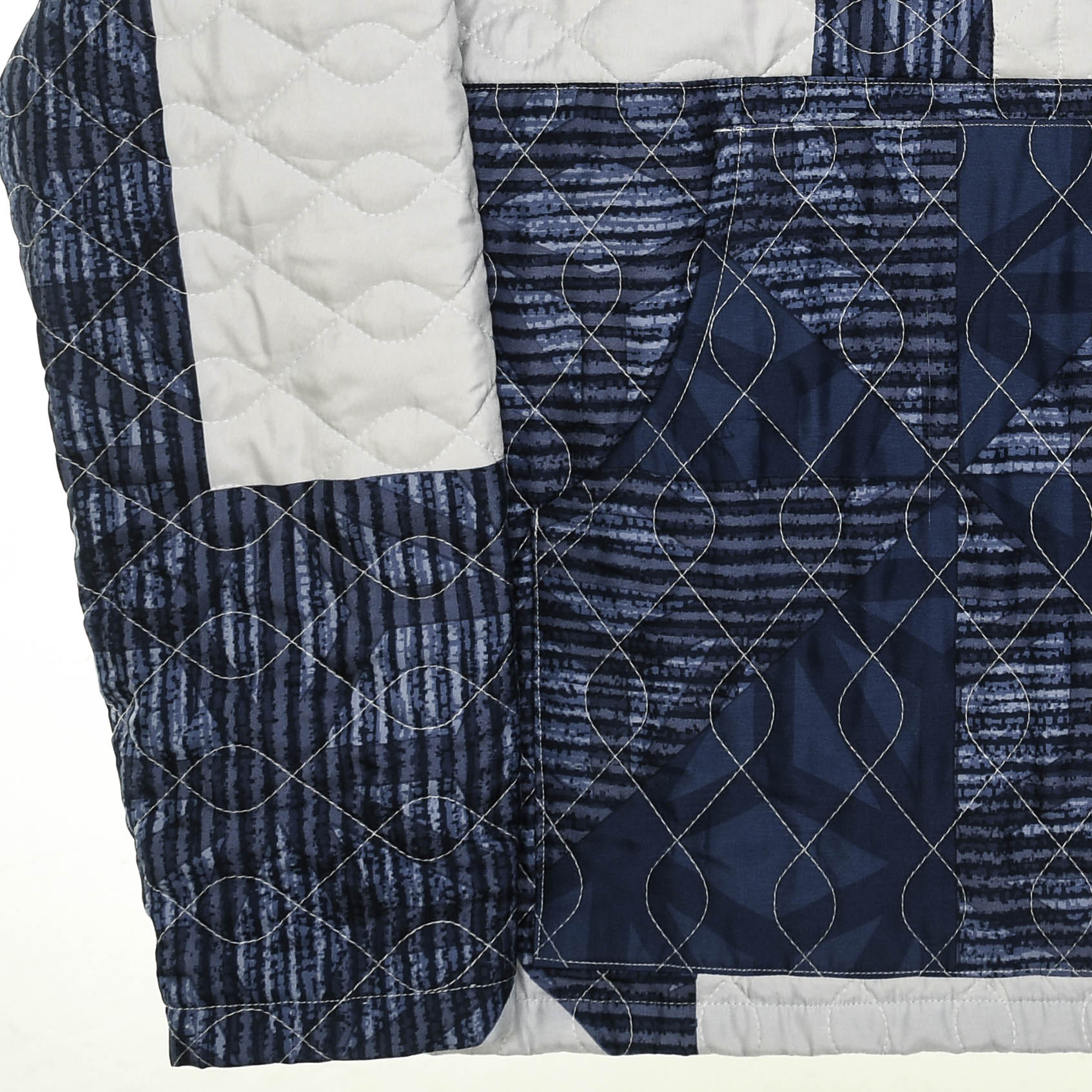 Dark Blue Triangular Coastal Nomad Hoodie