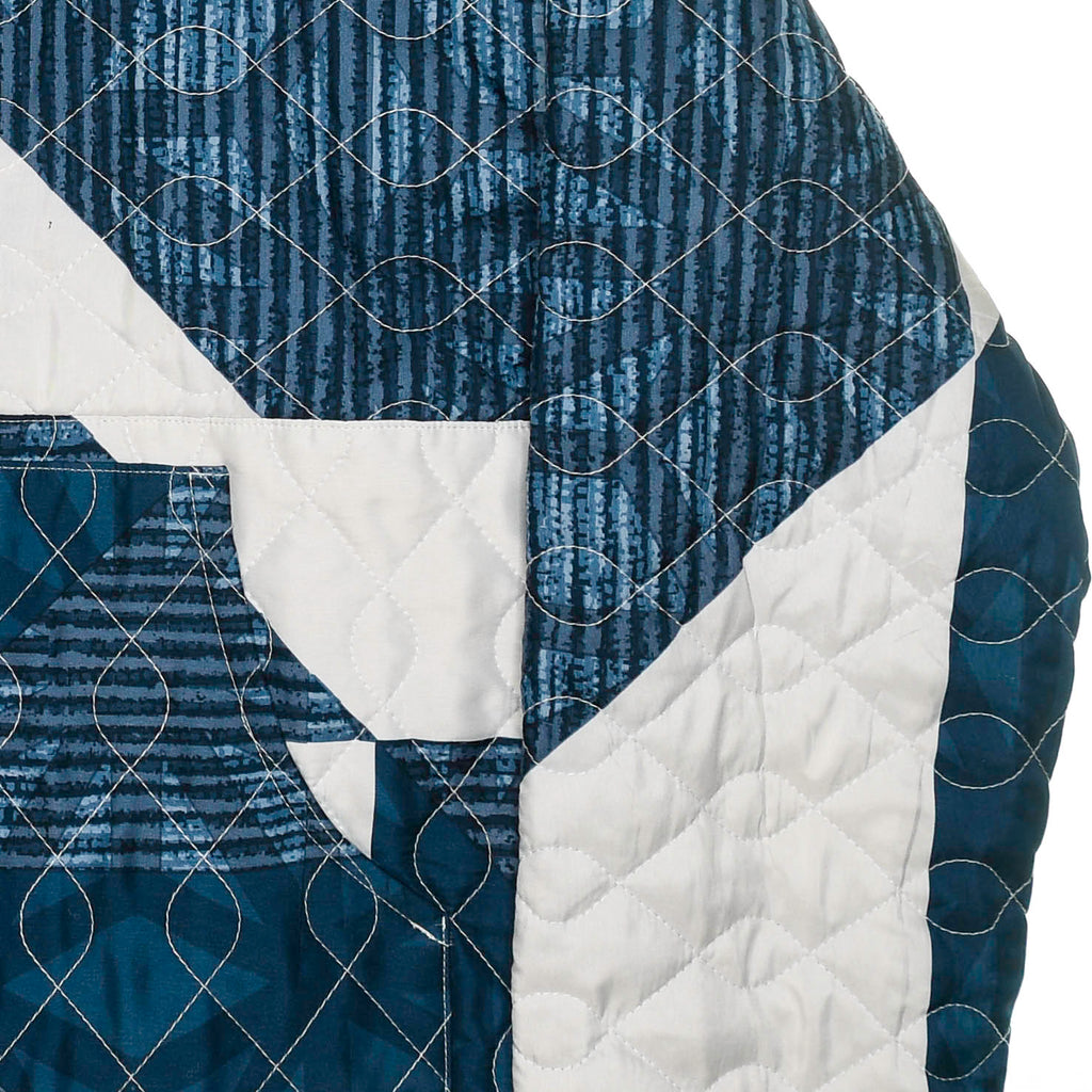 Dark Blue Triangular Coastal Nomad Hoodie