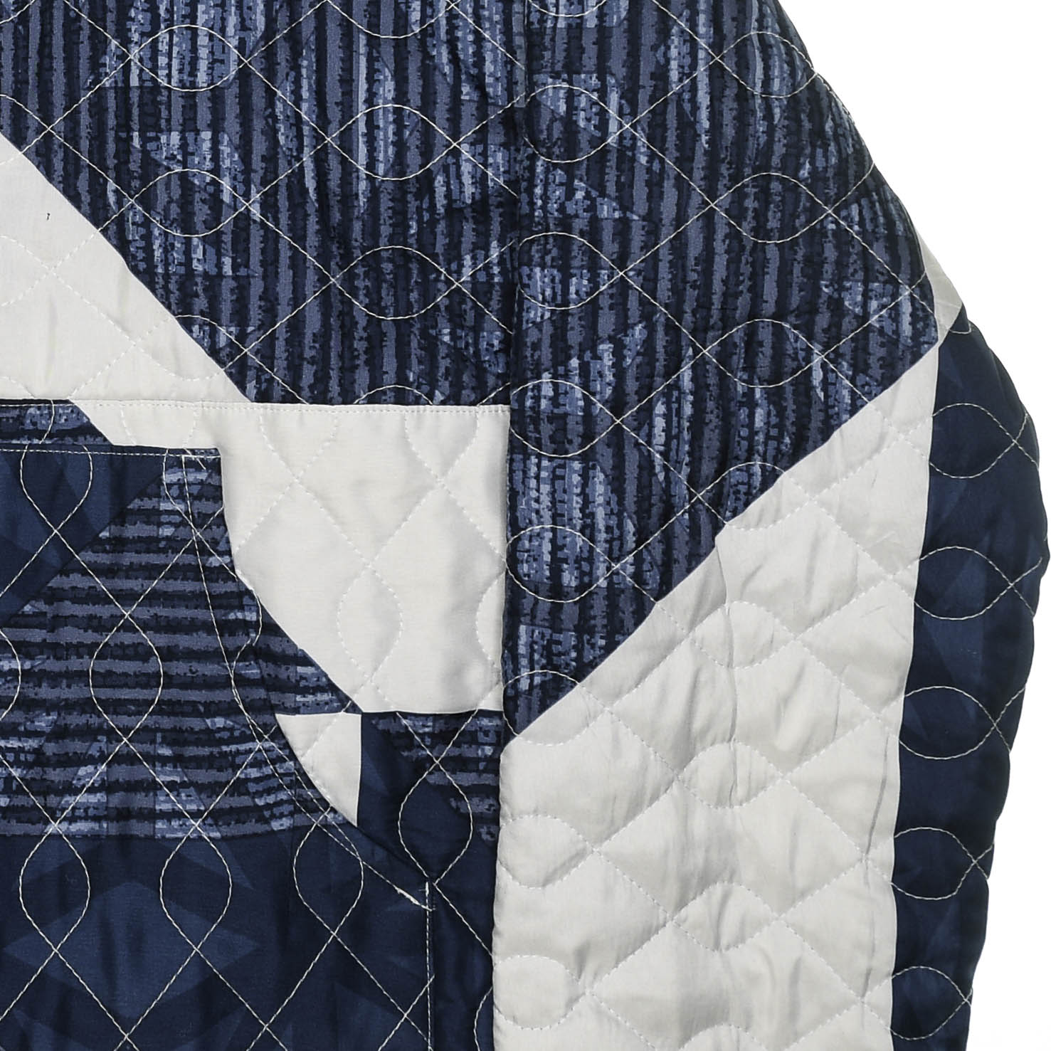 Dark Blue Triangular Coastal Nomad Hoodie