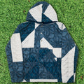 Dark Blue Triangular Coastal Nomad Hoodie