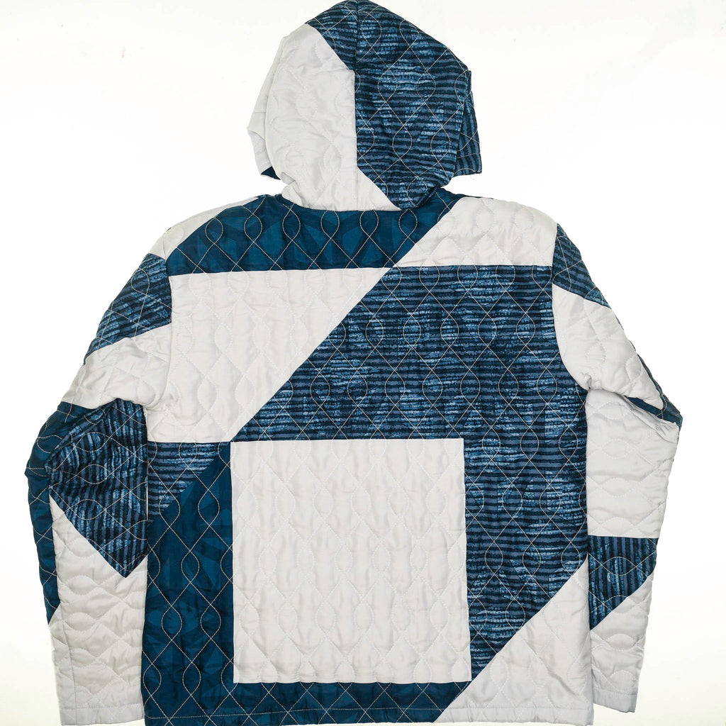 Dark Blue Triangular Coastal Nomad Hoodie