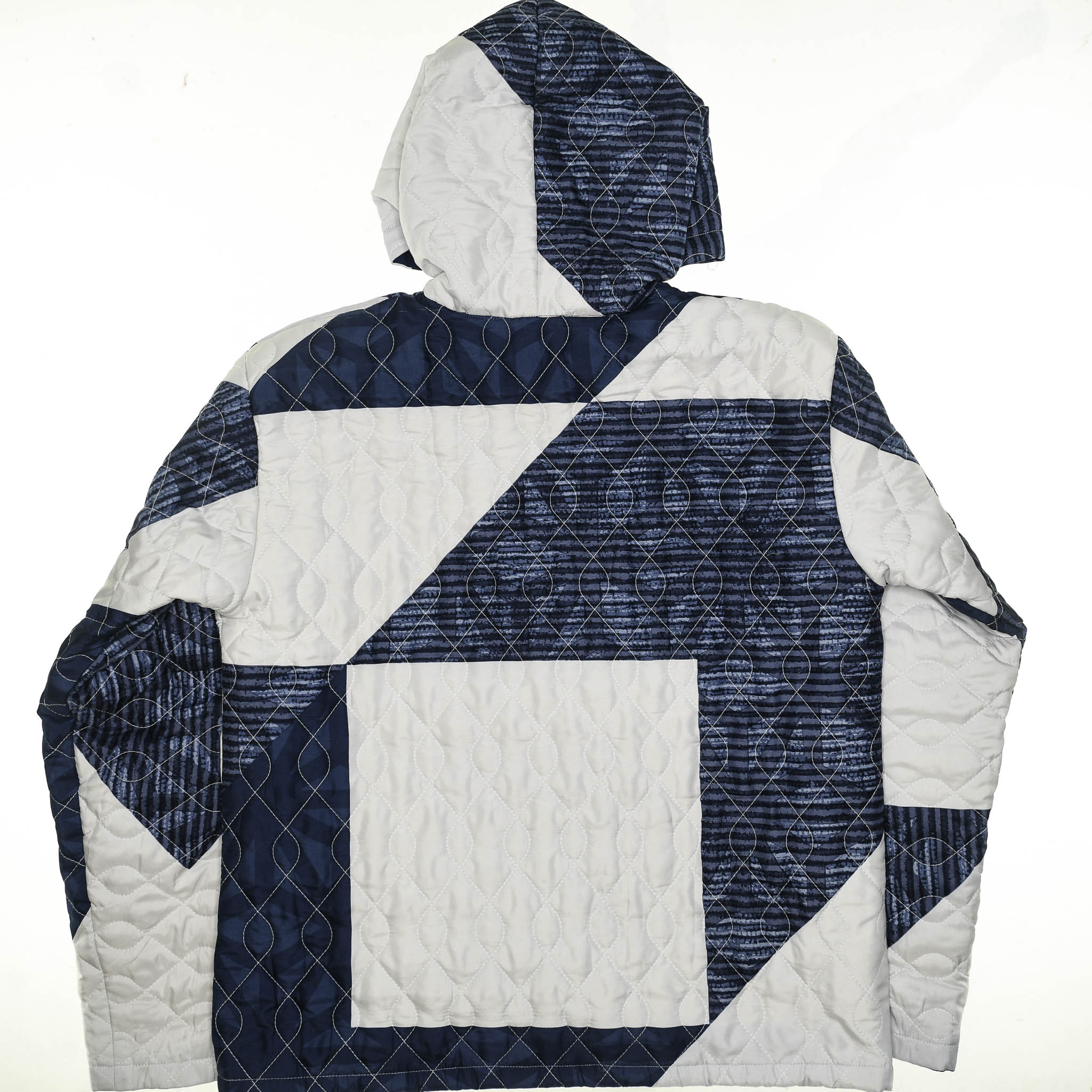 Dark Blue Triangular Coastal Nomad Hoodie