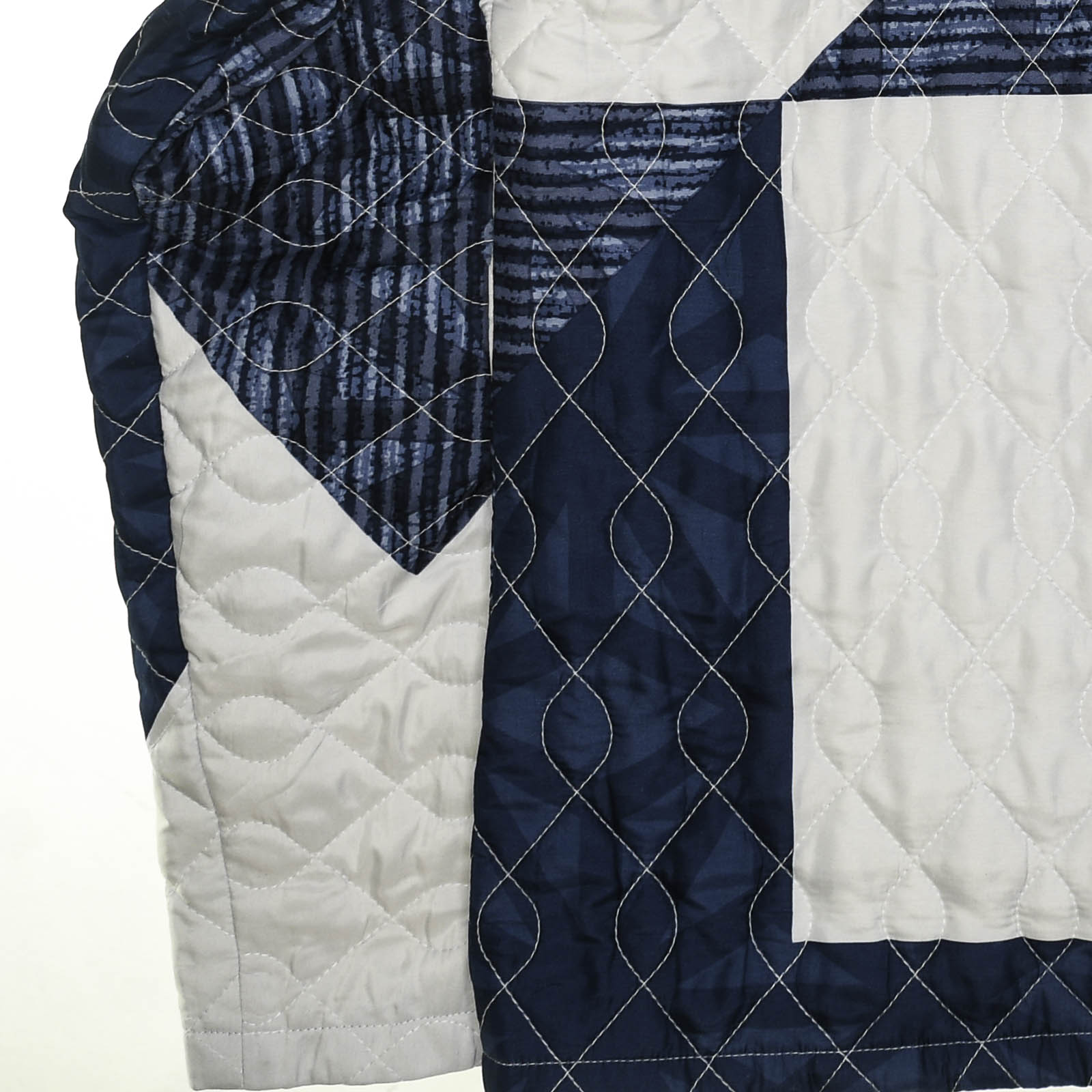 Dark Blue Triangular Coastal Nomad Hoodie