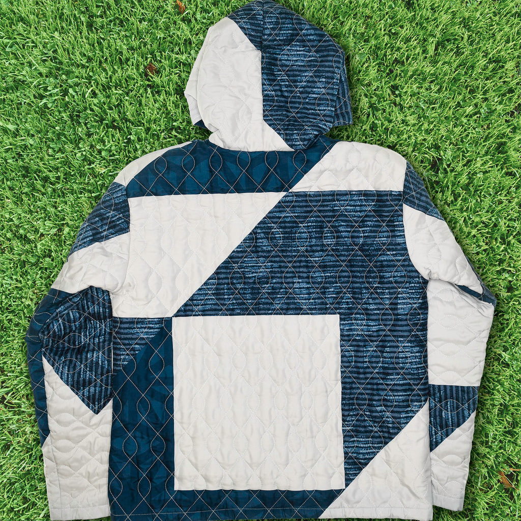 Dark Blue Triangular Coastal Nomad Hoodie