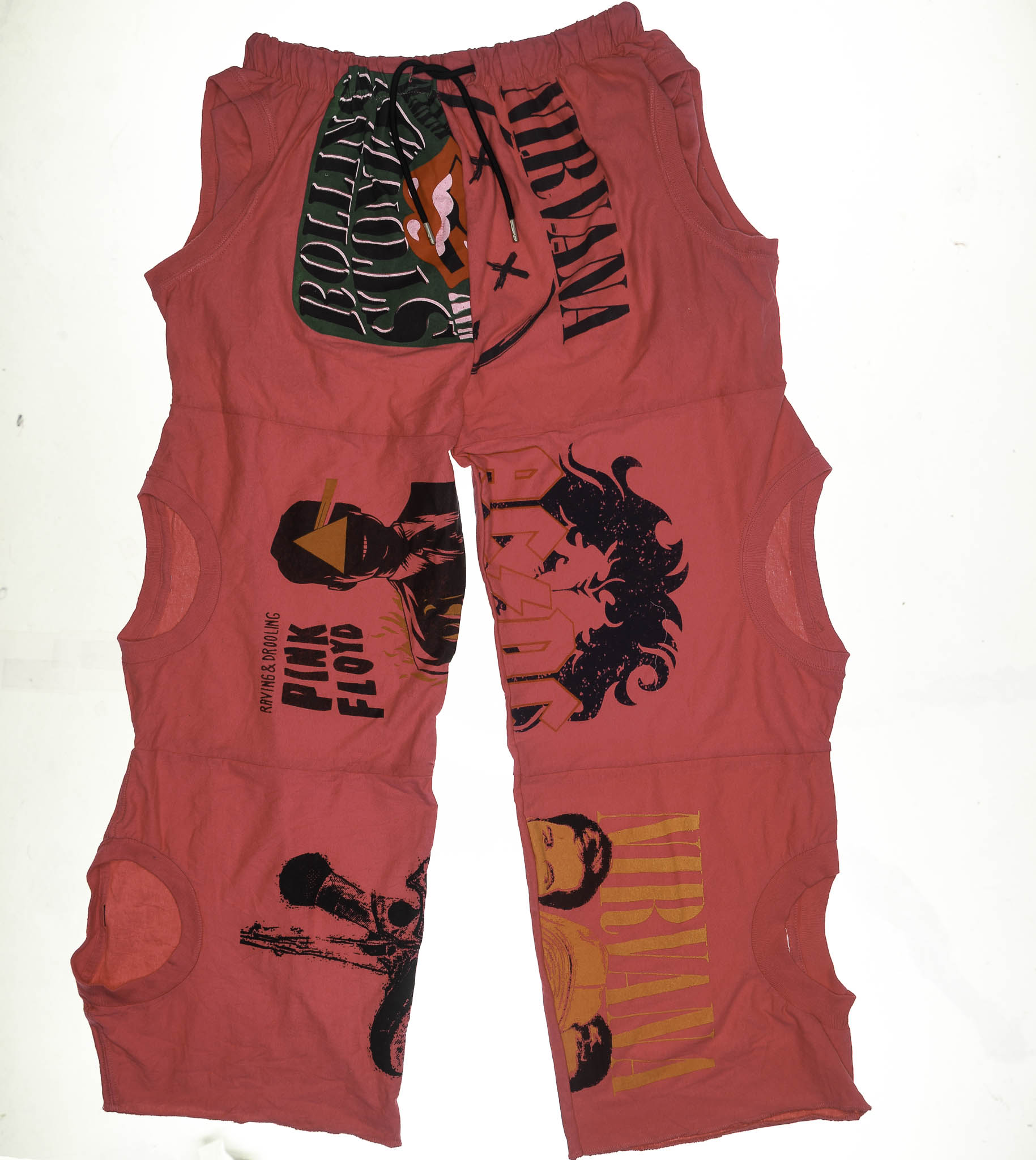 Pink Band Tee Pants