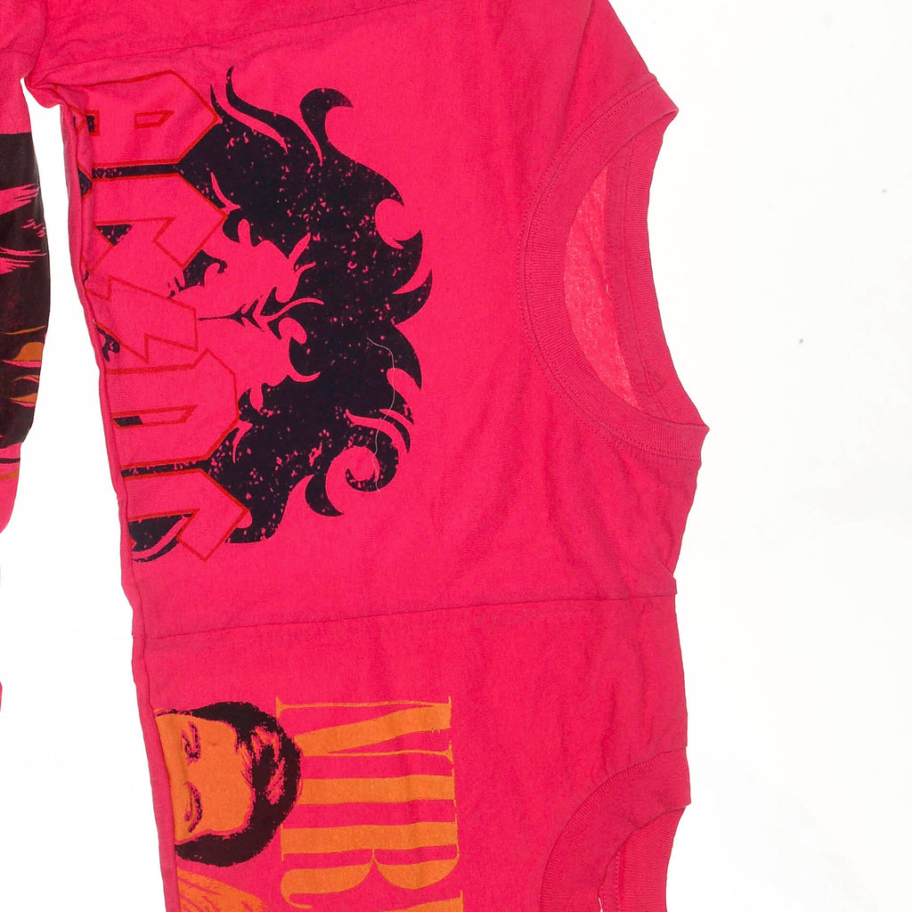 Pink Band Tee Pants
