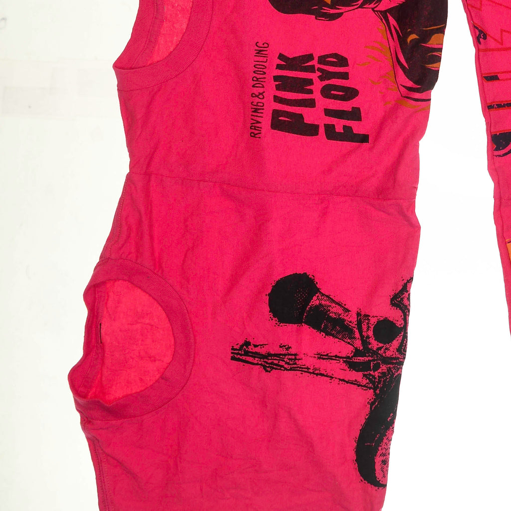 Pink Band Tee Pants