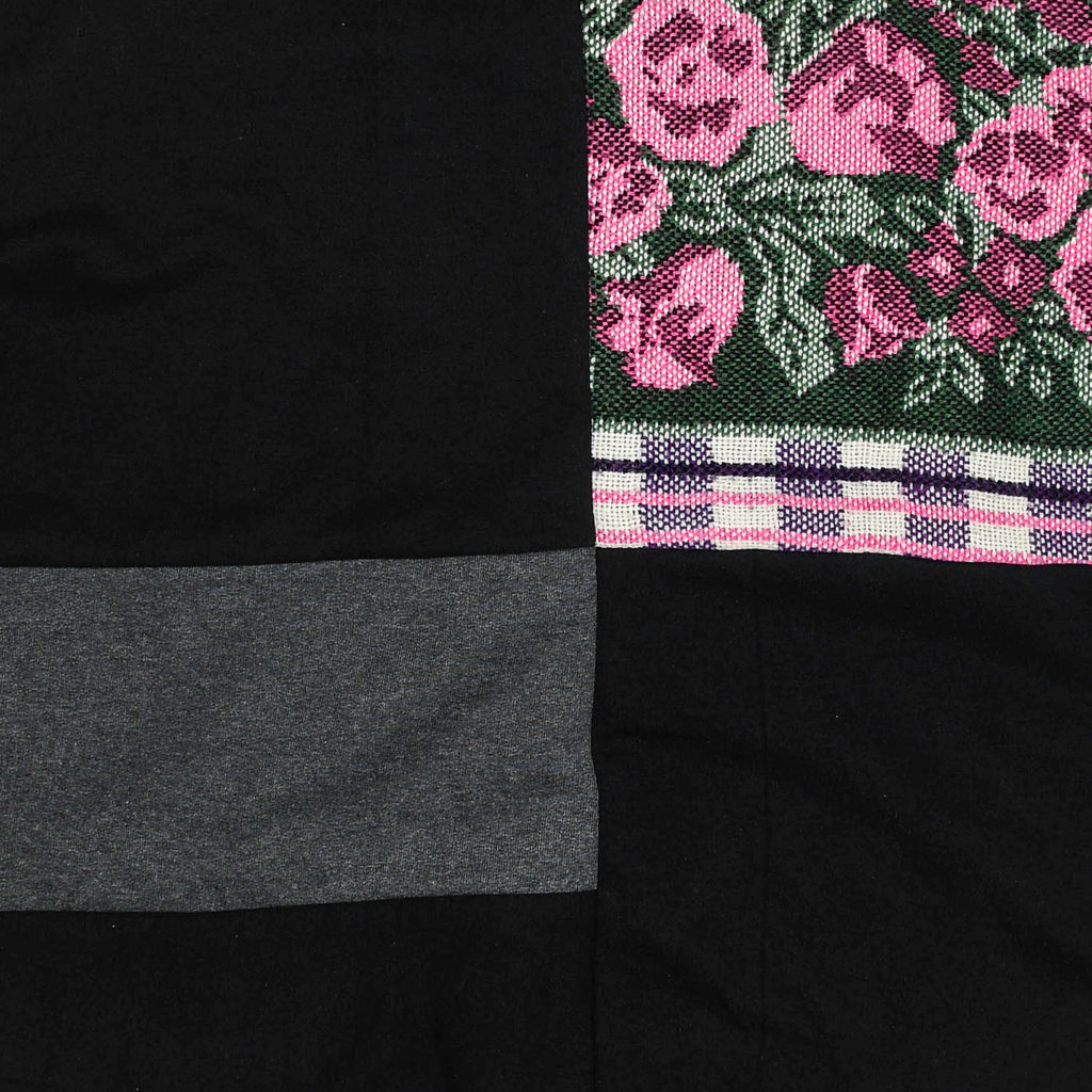Purple Patchwork Tapestry Zip Up Hoodie