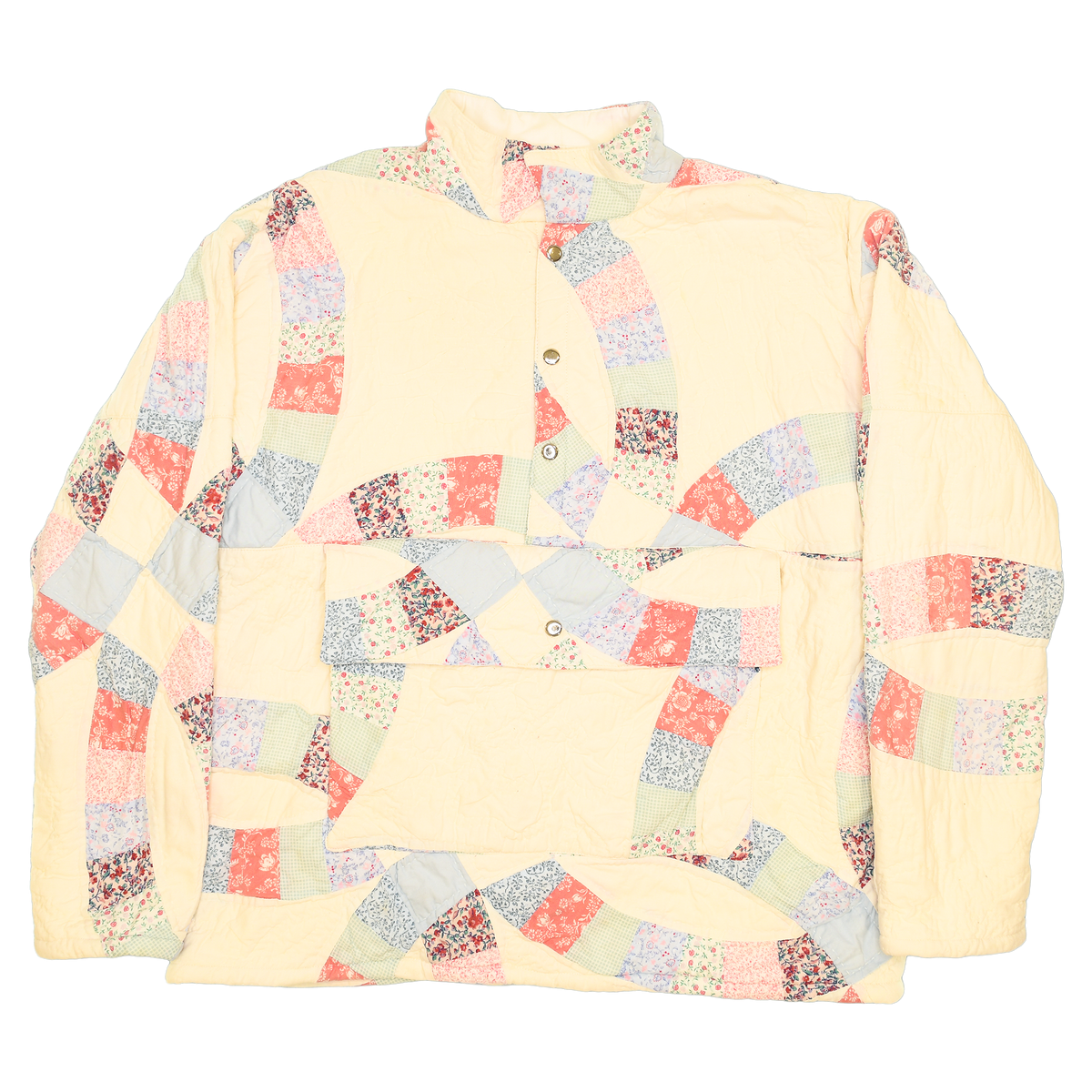 Pastel Patchwork Trailblazer Quilt Pullover