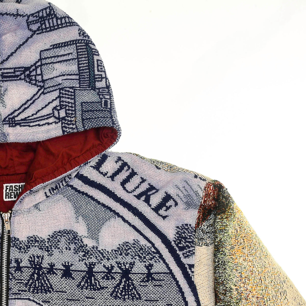 Farm Land Double Tapestry Zip Coat